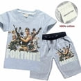 thumbnail image 2 of Fortnite Fortnite Boys And Girls Short Sleeve + Shorts Two-piece Set, 2 of 2