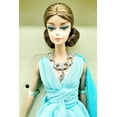 thumbnail image 4 of Barbie Fashion Model Collection Blue Chiffon Ball Gown Barbie Doll, 4 of 9