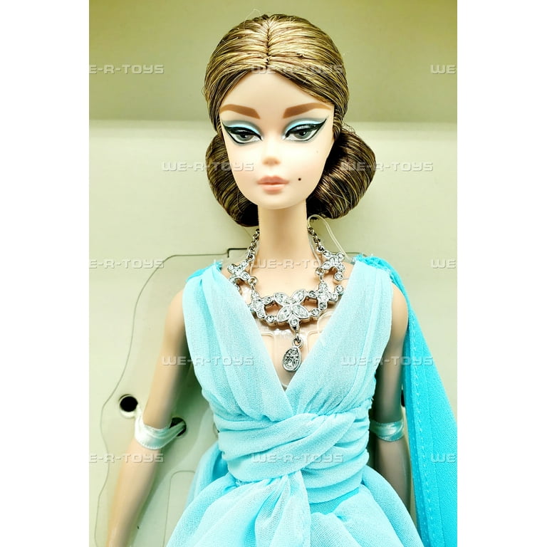 Free Shipping! Barbie Fashion Model Collection Blue Chiffon Free Shipping! Barbie Fashion Model Collection Blue Chiffon