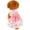 Pink, variant on HQREA Chic Printed Pet Dress with Bows Everyday Wear Birthday Cute Dog Dress for Small Dogs Cats