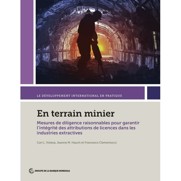 International Development in Practice En terrain minier: Mesures de diligence raisonnables pour garantir l'intÃ©gritÃ© des attributions de licences dans les ind, (Paperback)