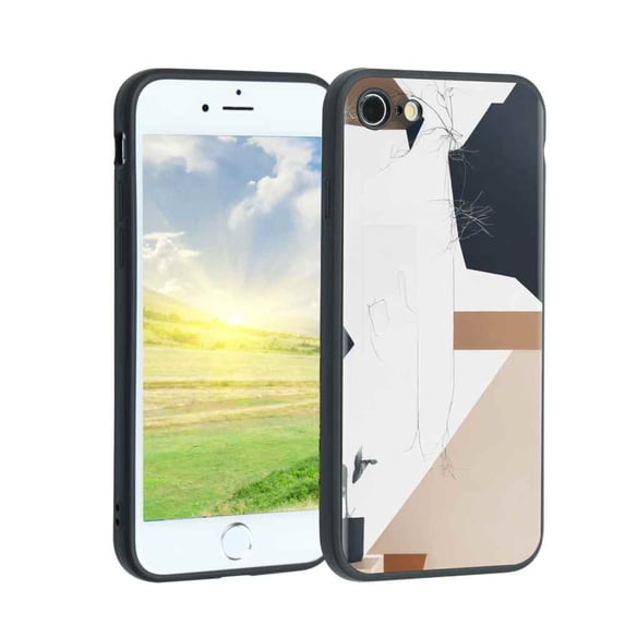Compatible with iPhone SE 2022 Phone Case, Minimalism-171 Case Men Women, Flexible Silicone Shockproof Case for iPhone SE 2022