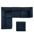 thumbnail image 2 of Conjure Channel Tufted Performance Velvet 5-Piece Sectional-EEI-5775-BLK-COG, 2 of 6