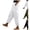 #02 White, variant on Elastic Waist Joggers for Women Summer High Waist Multi Pocket Cargo Pants Loose Fit Casual Travel Outing Trousers ,L,#02 Army Green