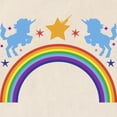 thumbnail image 2 of CafePress - Rainbow And Unicorns Tote Bag - Unisex Canvas Tote Bag, Beige, 1-Piece, 2 of 6