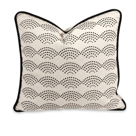 IMAX Corporation IK Ledux Decorative Pillow in White
