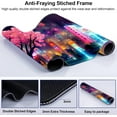thumbnail image 6 of Mouse Pad, Japanese Night View Cherry Blossom Large Gaming Mouse Pad for Desk, Big Desk Mat with Seamed Edges, Waterproof Desk Pad, Non-Slip Rubber Base, Computer Mousepad, 31.5 x 15.7 Inch, 6 of 6