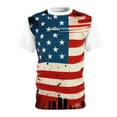 thumbnail image 1 of Patriot Pride: AOP American Flag T-Shirt S-3XL, 1 of 7