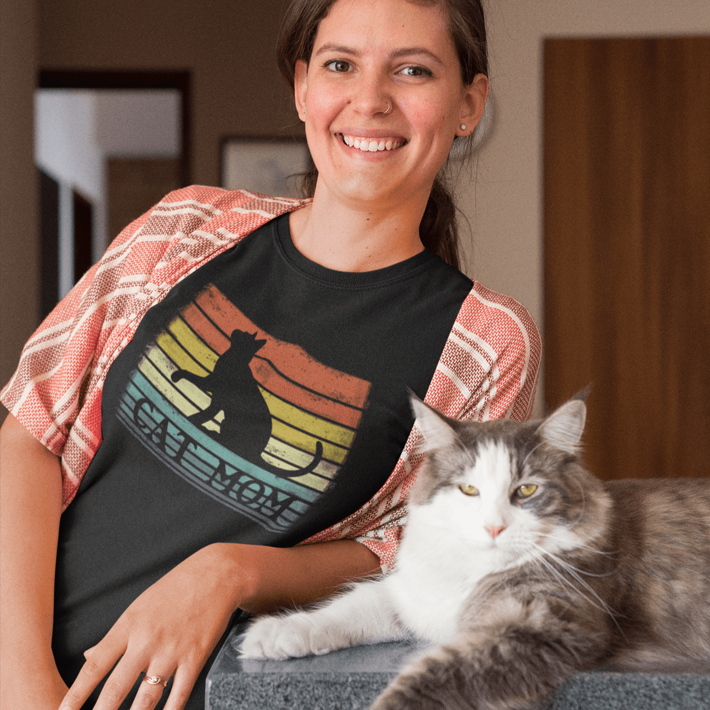 Cat Mom Shirt - Funny Cat Shirts - Cat 