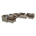 thumbnail image 4 of TK Classics Coast 14 Piece Outdoor Wicker Patio Furniture Set 14a, 4 of 11