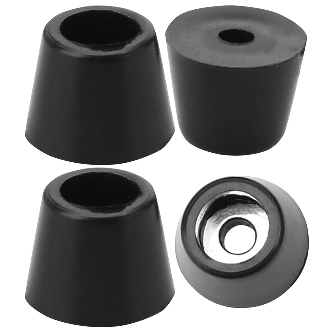 4pcs Rubber Feet Bumper Buffer Cutting Board with Metal Washer, D12x8xH9mm