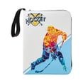 thumbnail image 2 of Carpeta de tarjetas coleccionables, álbum de almacenamiento coleccionable, carpeta de tarjetas de Hockey de doble cara, 400 bolsillos para tarjetas de , azul Baoblaze Carpeta de tarjetas de hockey, 2 of 7