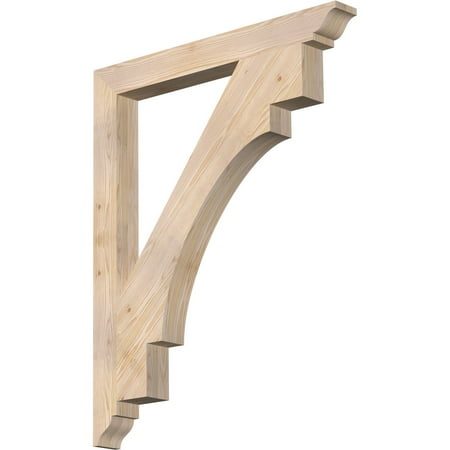 

Ekena Millwork 3 1/2 W x 34 D x 42 H Merced Traditional Smooth Bracket Douglas Fir