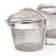 thumbnail image 1 of MYG Stainless Steel Tea Infuser Ball Strainer Mesh Filter for Loose Leaf Tea Spices with Chain 11cm Diameter for Hot Cold Beverage, 1 of 6