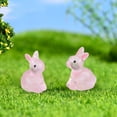 thumbnail image 2 of 10Pcs Luminous Bunny Colorful Glowing in The Dark Miniature DIY Resin Craft Ornament Cute Resin Rabbit Statue Model Phone Case Decor Small Gift, 2 of 4