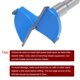 thumbnail image 2 of Brocas Forstner de 40 mm, abridor de barrena para sierra perforadora de madera de carburo de tungsteno, cortador de brocas para perforación de bisagras para carpintería (azul, gris), 2 of 5
