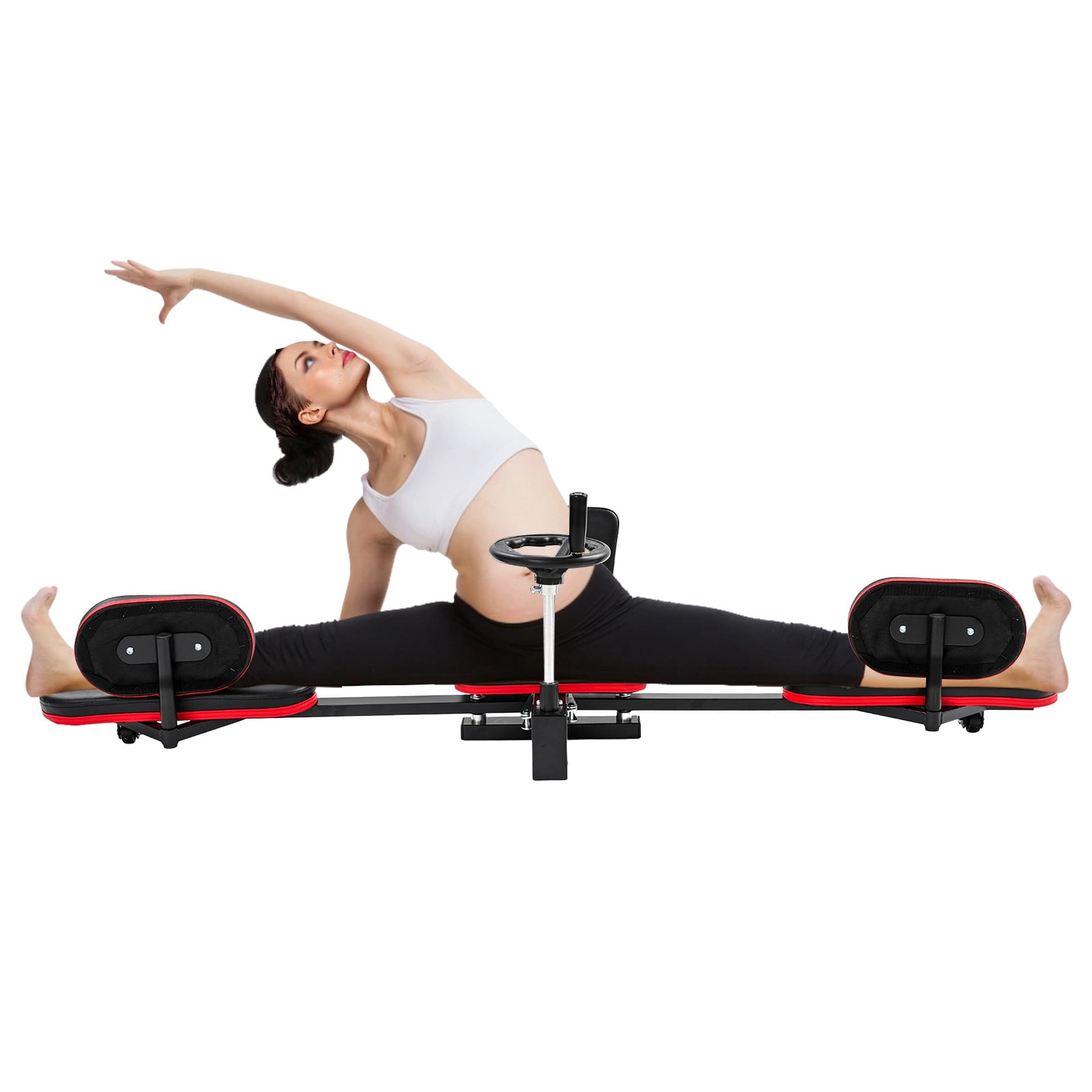 ToppiJoy Adjustable Angle Leg Stretcher, Leg Stretching Training Machine, Heavy Duty Steel Frame Equipment Splits Machine, Split Machine for Home Gym Training Fitness