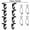 Black, variant on 24pcs Drop Ceiling Hooks for Hanging,Right and Left Ceiling Hooks and T-Bars Ceiling Hook Suspended Grid Clips for Classrooms, Office, Party, Home and Wedding Decoration
