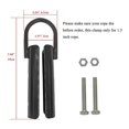 thumbnail image 4 of 1.5 Inch Clamp,6 Sets Rope Climb Clasp Workout Rig Attachment Hook for Rope Climbing Gym Strength Training, 4 of 8