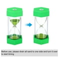 thumbnail image 4 of Uxcell 1 Minute Sand Timer, Hexagon Small Sandy Clock, Count Down Sand Glass Green, 4 of 5