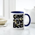 thumbnail image 4 of CafePress - Save The Bees Mugs - 11 oz Ceramic Mug - Novelty Coffee Tea Cup, 4 of 4