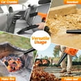 thumbnail image 6 of Fovendi Mini Leaf Blower Cordless with 2 Battery and Charger, 2-in-1 Handheld Electric Vacuum & Blow for Pet Hair,Crumb,Dust Cleaning(Orange), 6 of 10