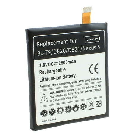 YN4L® 2500mAh Replacement Battery for LG Google Nexus 5 D820 ; D821 ; (Best Battery For Nexus 5)
