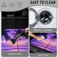 thumbnail image 5 of Yuyamidu Purple Sunset Palm Tree Car Trunk Mat 29" x 39" All Weather Non-Slip Rear Cargo Liner Machine Washable Fit for SUV Sedan Truck Vehicle Interior Decoration, 5 of 7