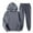 28# Dark Gray, variant on Womens 2 Piece Outfits Lounge Hoodie Sweatsuit Sets Oversized Sweatshirt Baggy Fall Comfy Sweatpants with Pockets Red XXL