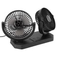 thumbnail image 4 of Ventilador Eléctrico de Doble Cabeza, Ventilador de Enfriamiento de Automóvil de Bajo Ruido de Viento Fuerte de 12V para minivan, 4 of 7