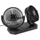thumbnail image 3 of Ventilador Eléctrico De Doble Cabezal, Carga USB, Viento Fuerte, Ventilador De Refrigeración Para Coche, Motor Silencioso Sin Escobillas Giratorio De 360 ​​​​grados Con, 3 of 7