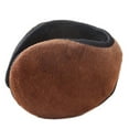 thumbnail image 1 of Unisex Solid Winter Earmuffs Women Men Ear Cover Thicken Plush Soft Warm Earmuff Warmer Apparel Accessories Coffee, 1 of 9