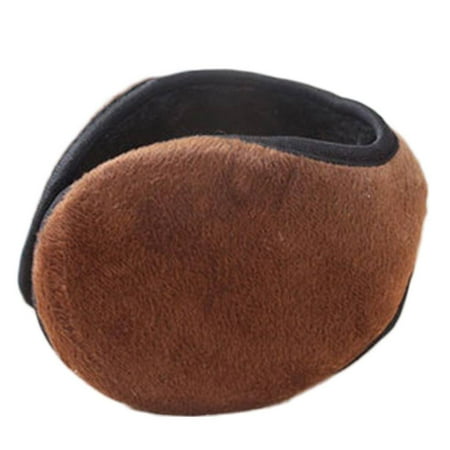 

Men Boys Fleece Ear Warmers Winter Autumn Velvet Earmuffs Outdoor Sports Students Thick Ear Coffee
