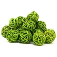 thumbnail image 5 of YUMILI Bola de ratán, 20 Bolas de ratán para jardín, Boda, Fiesta, decoración de Navidad(Verde), 5 of 8