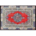 thumbnail image 1 of Ahgly Company Indoor Rectangle Traditional Brown Red Medallion Area Rugs, 8' x 10', 1 of 6
