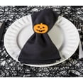 thumbnail image 3 of Set of 6 Black Traditional Square Party Napkins 20", 3 of 8