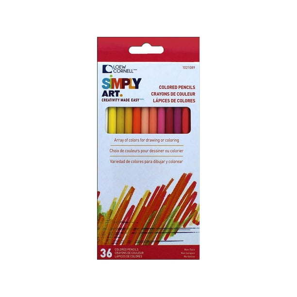 Loew Cornell Simply Art Colored Pencils 36pc