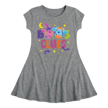 

Blue s Clues - Boo s Clues - Toddler And Youth Girls Fit And Flare Dress