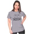 thumbnail image 3 of TacoCat Spelled Backwards is Taco Cat Womens Slim Fit Graphic Tee Brisco Brands S, 3 of 5