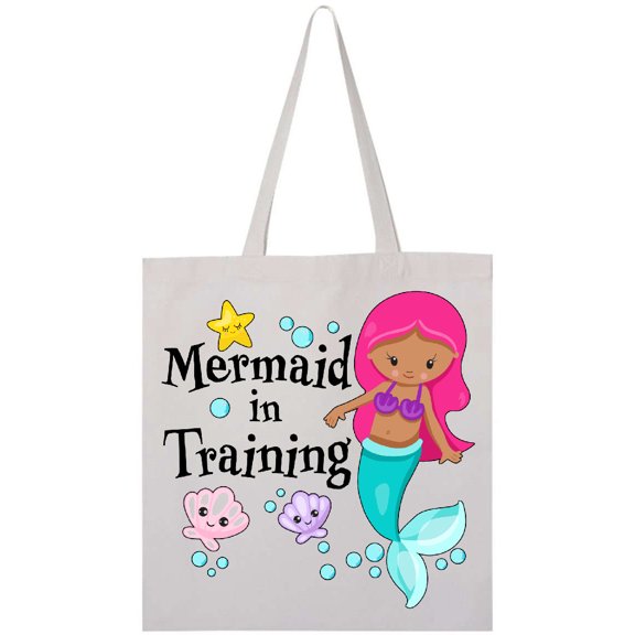 Inktastic Mermaid in Training Tote Bag