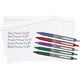 thumbnail image 4 of Precise V5 RT Retractable Rolling Ball Pens, Extra Fine Point (.5mm), Purple Ink, 6pk; Premium Comfort Grip, Bundle with Plastic Reusable Pouch, 4 of 5