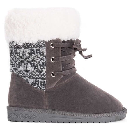 Muk Luks Muk Luks Women S Melba Boots Fashion Grey 6 M Us