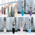 thumbnail image 6 of EOEMY Natural Quartz Crystal Point Column Necklace Hexagonal Gemstone Pendant Amulet-Blue Turquoise Stone-1Pc, 6 of 9