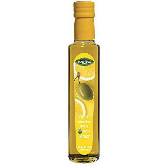 Mantova Oil Olive Extra DEF29 Virgin Lemon Organic, 8.5 fl oz