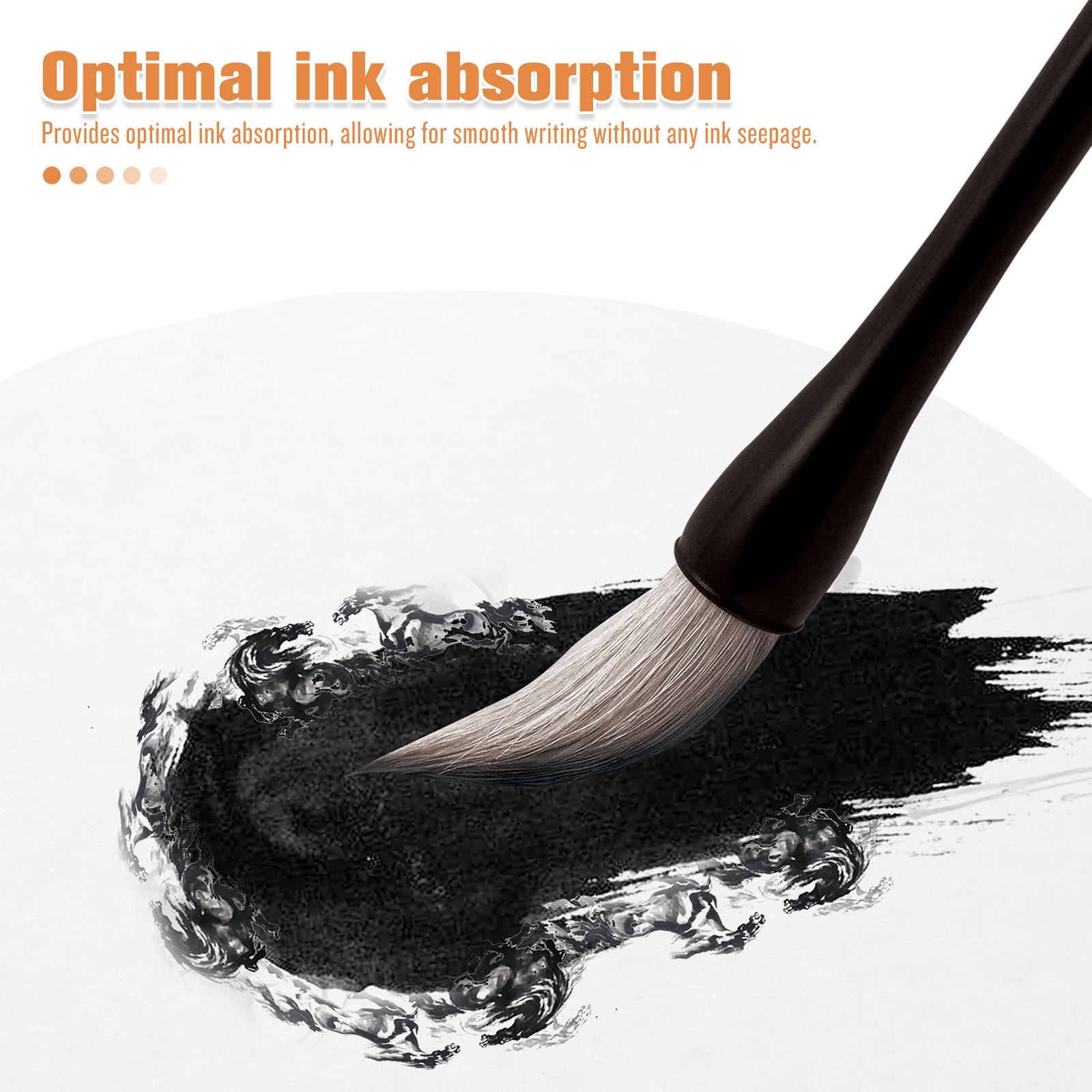 Worgeous 200 Sheets  Of Blank Rice Paper Round Xuan Paper Chinese Painting And Calligraphy Paper Hand Writing Practice Calligraphy Xuan Paper Sheet