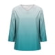 thumbnail image 5 of Xuyuer Women's Holiday Floral Print V-Neck 3/4 Sleeve Casual Loose Shirt, 5 of 5