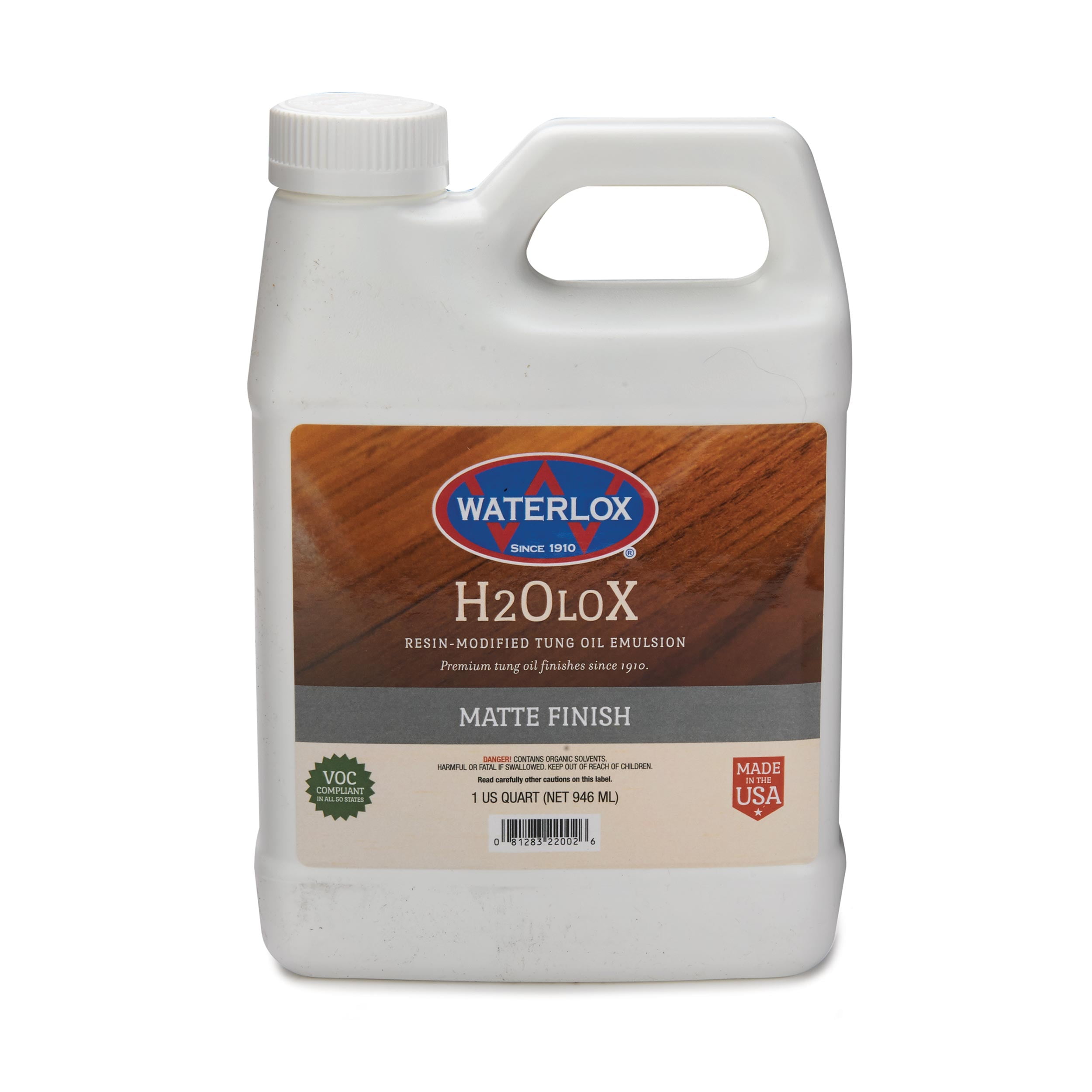 Waterlox H2OLoX Water Based Matte Finish Quart