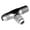 Clear, variant on Red Horse Performance RHP826-12-12-5 12AN x 12AN Tee with Thread on the Run - Clear