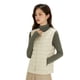 thumbnail image 5 of Terciopelo Mujer Cuello Redondo Cuello En V Ligero Jardín Correas Forro Abajo Chaqueta Chaleco Chaleco Tallas Grandes, 5 of 5