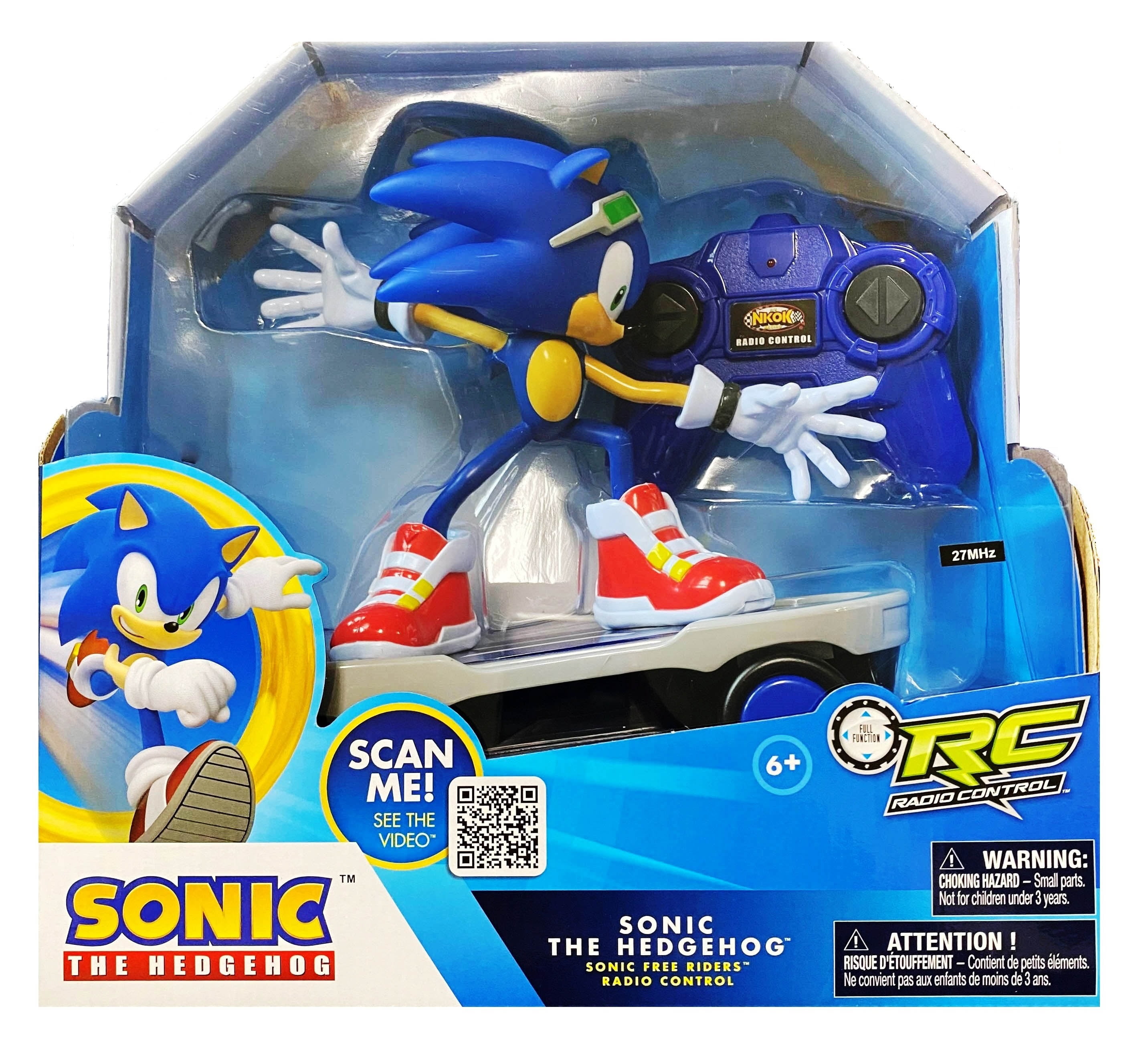 Sonic Free Riders Sonic The Hedgehog Remote Control Skateboard 